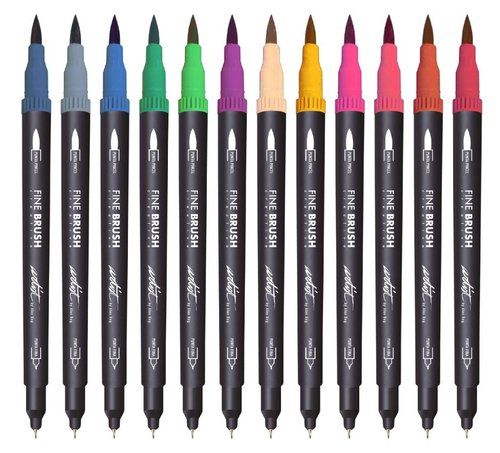 Retoladors Fine Brush Creative 12 uts