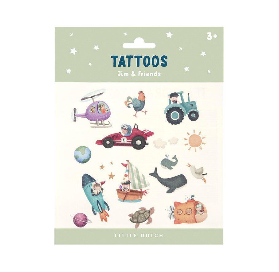 Tatuajes Jim & Friends Little Dutch