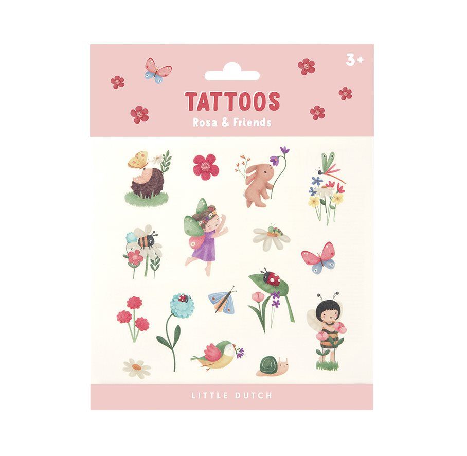 Tatuajes Rosa & Friends Little Dutch