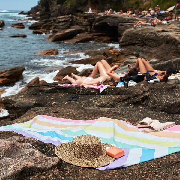 Toalla Playa Microfibra Dock & Bay XL Rainbow