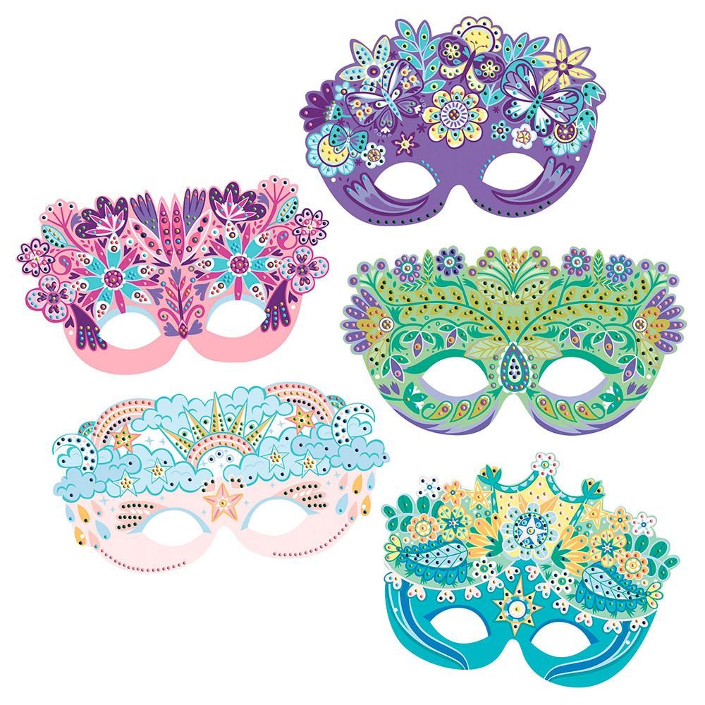 Máscaras para Decorar con Diamantes
