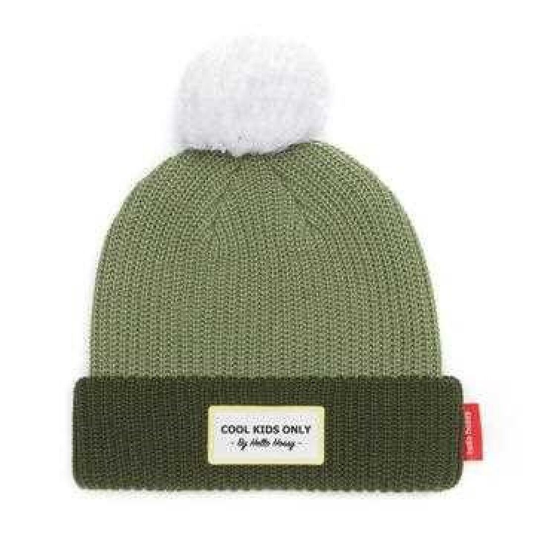Gorro Khaki Block Hello Hossy