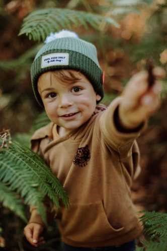 Gorro Khaki Block Hello Hossy
