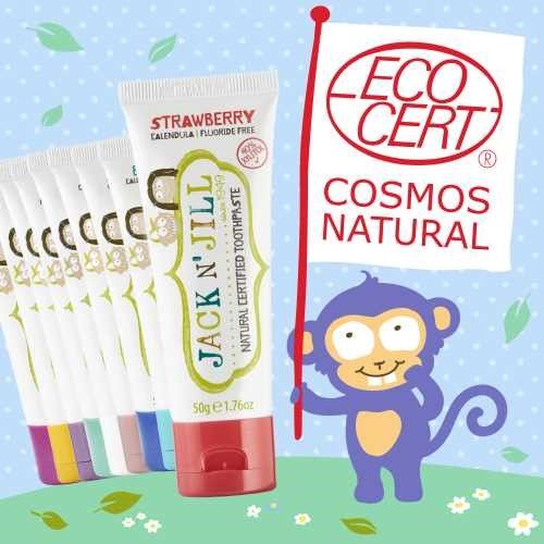 Pasta Dientes Infantil Orgánica Fresa