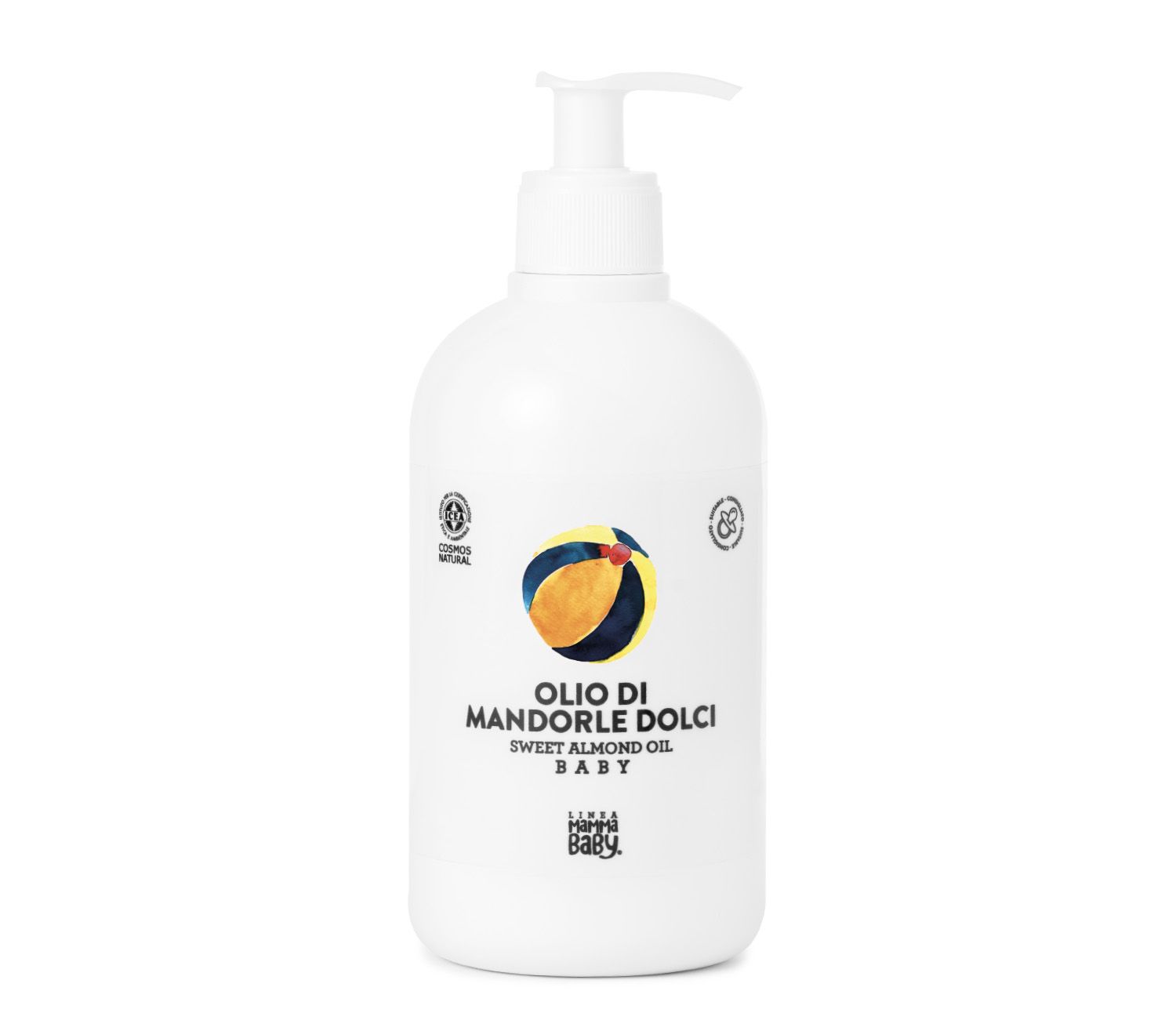 Aceite Natural de Almendras Dulces 500ml Mammababy