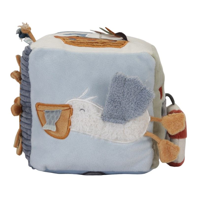 Cubo Blandito Texturas Sensorial Sailors Bay Little Dutch