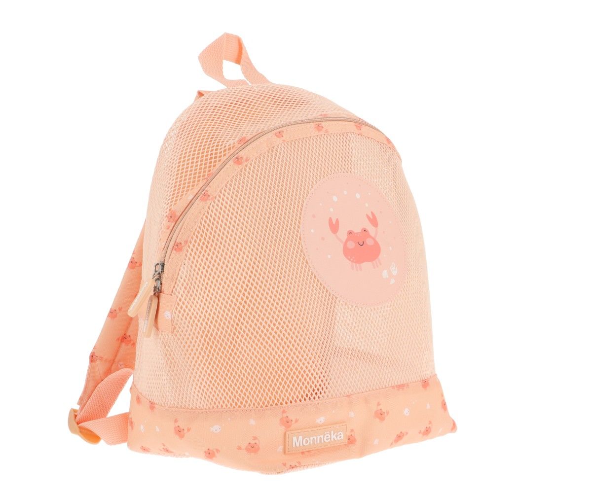 Mochila Playa Infantil Antiarena Crab Coral