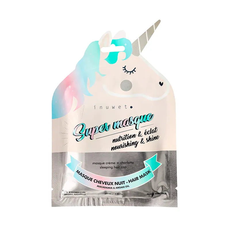 Mascarilla capilar hidratante unicornio Inuwet