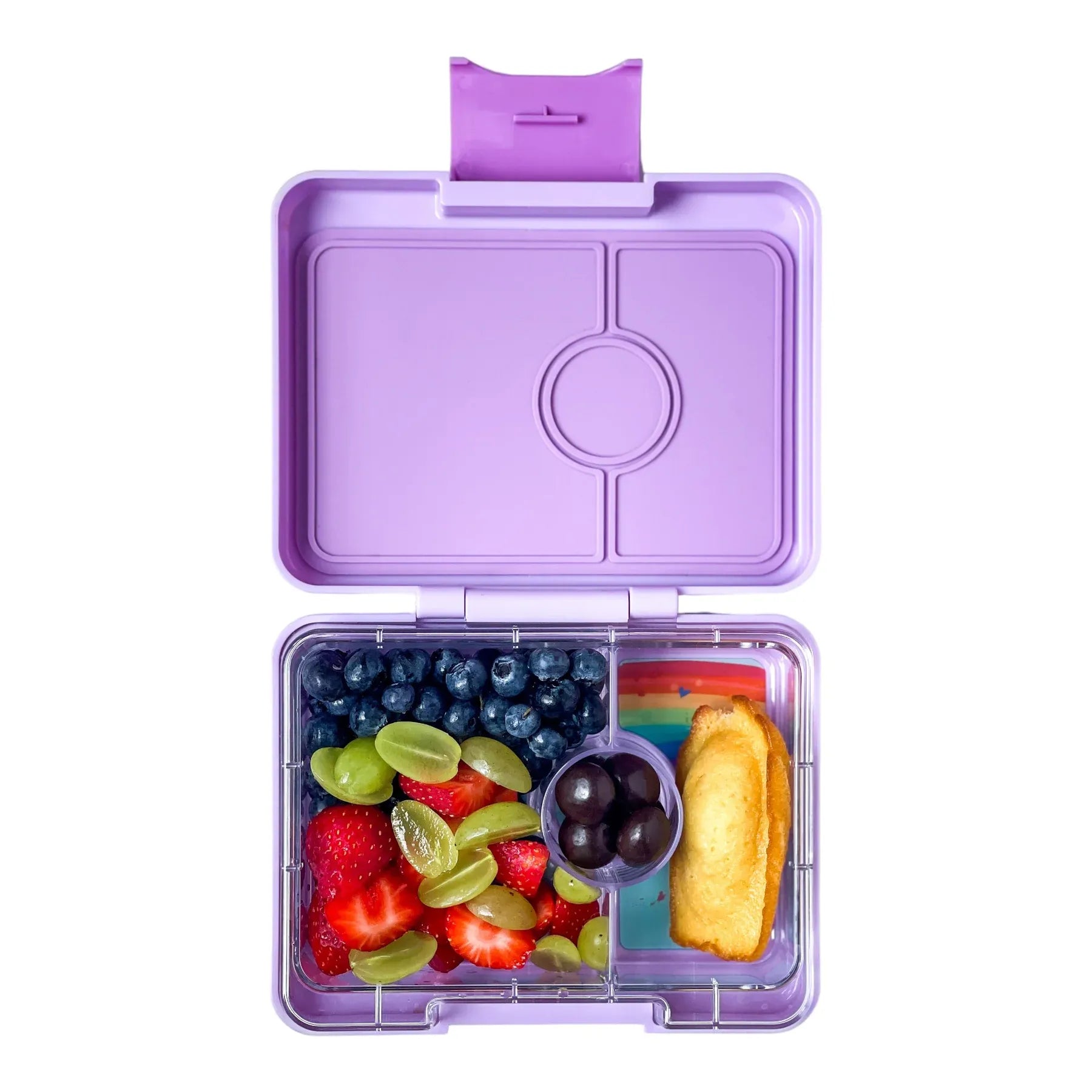 YUMBOX Snack 3 Compartimentos - Rainbow Lulu Purple