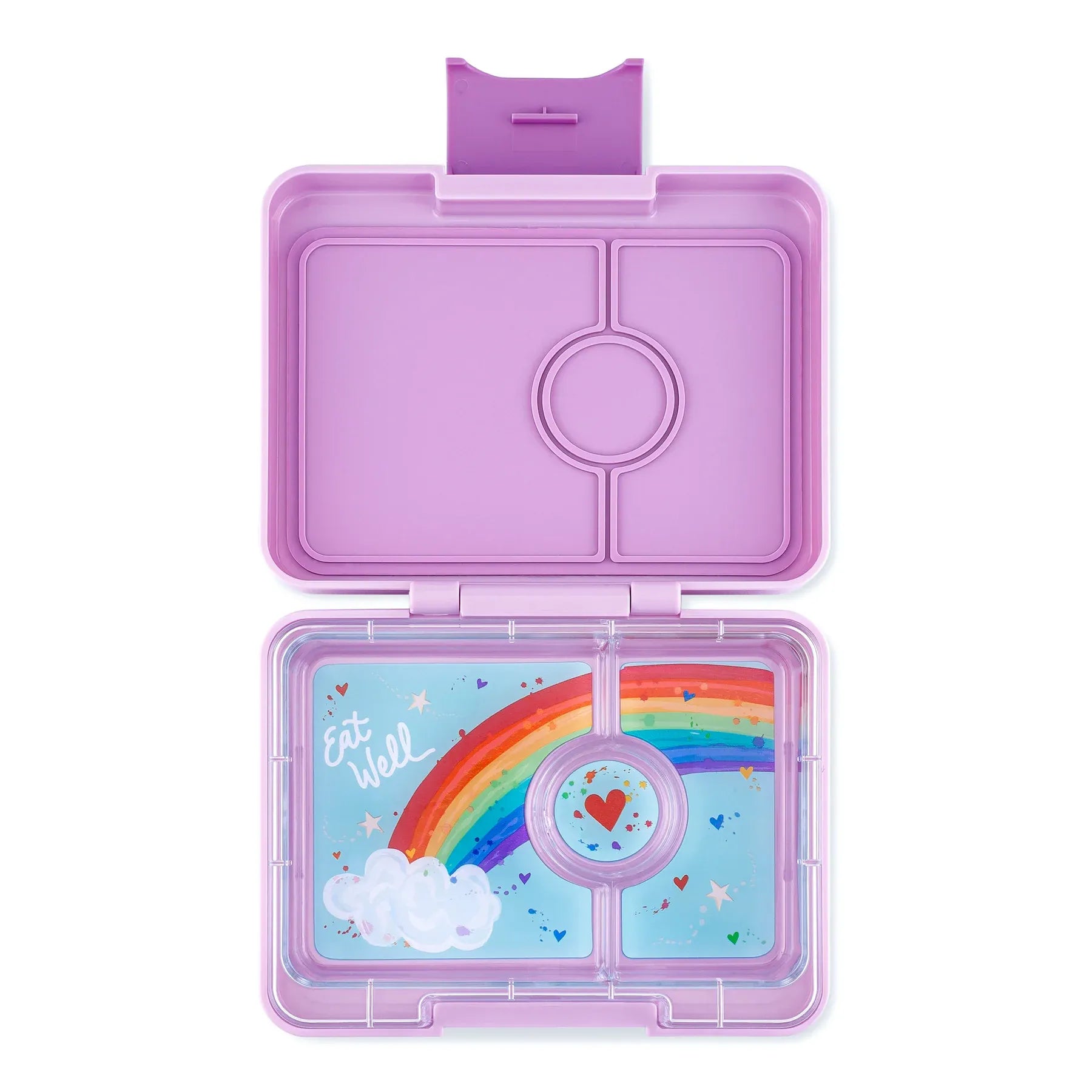 YUMBOX Snack 3 Compartimentos - Rainbow Lulu Purple