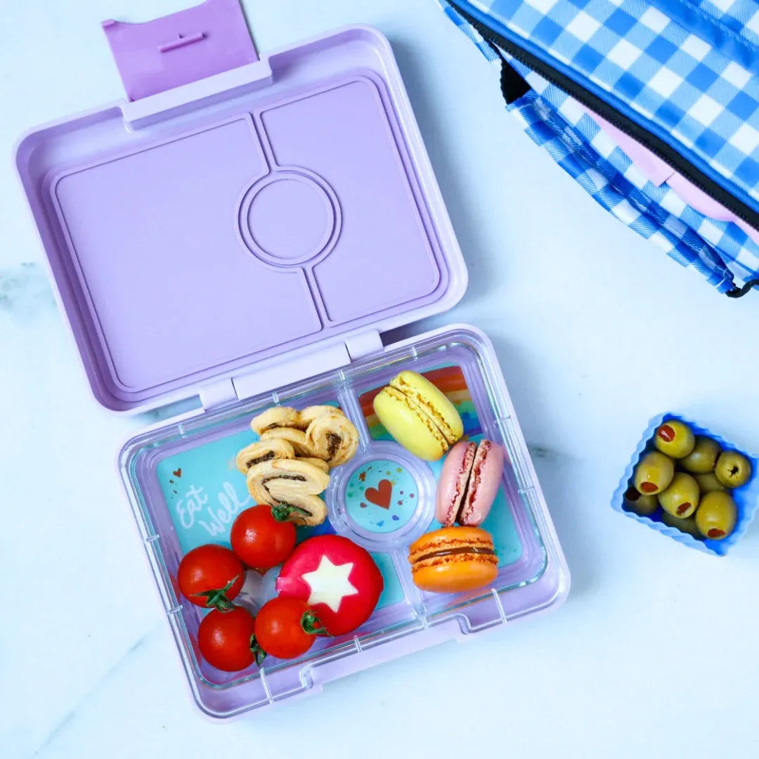 YUMBOX Snack 3 Compartimentos - Rainbow Lulu Purple