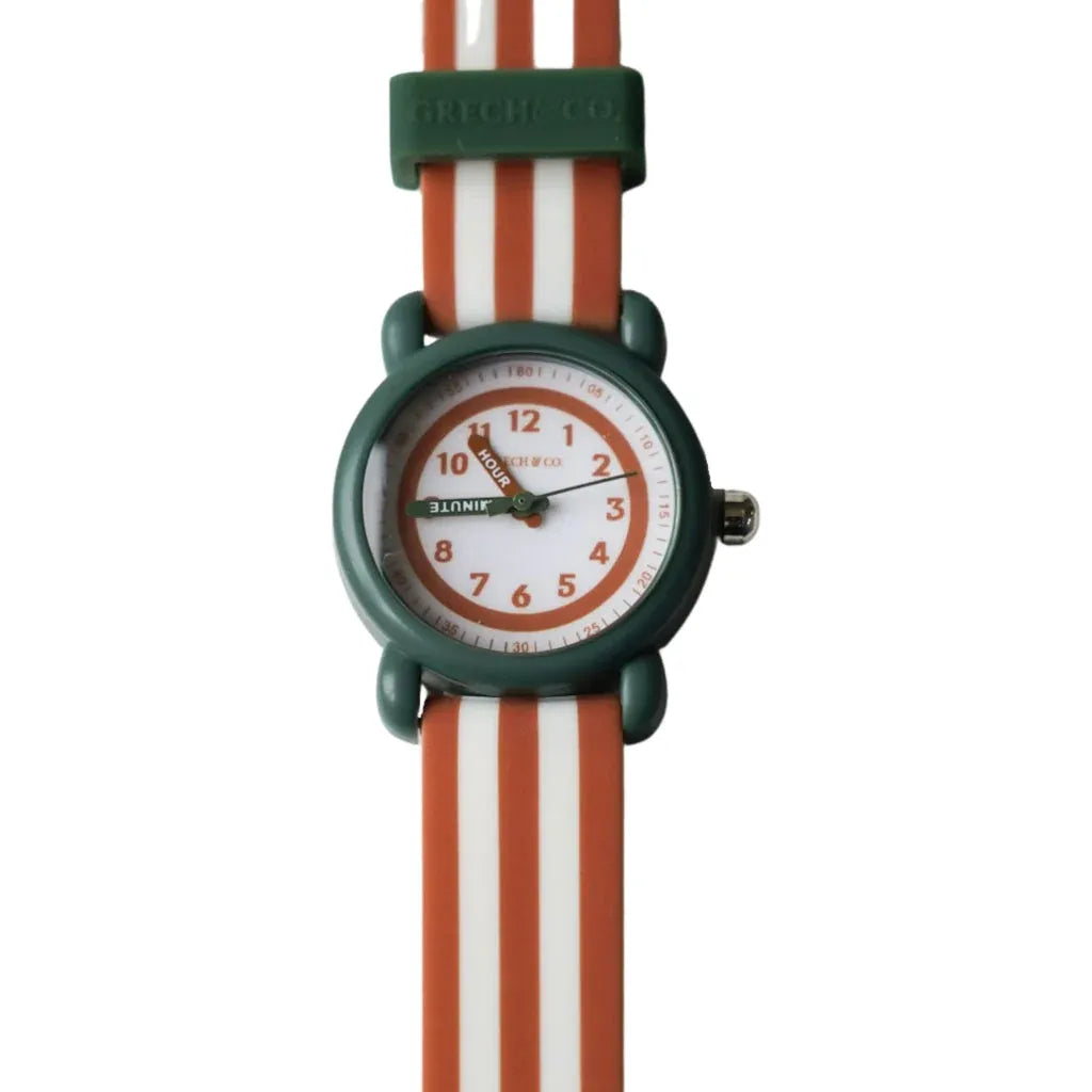 Reloj Cuadros Stripe Atlas/Tierra Grech & Co