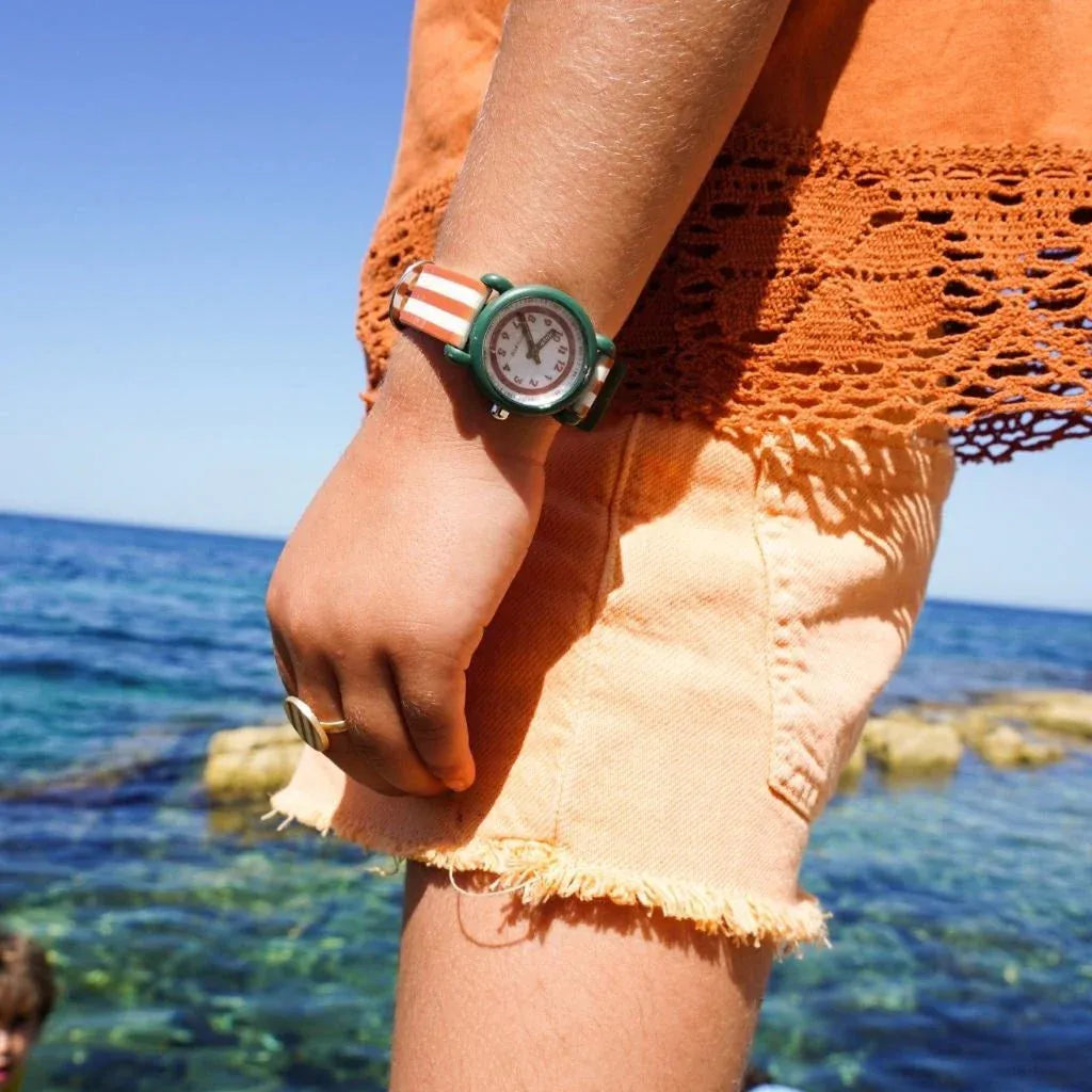 Reloj Cuadros Stripe Atlas/Tierra Grech & Co