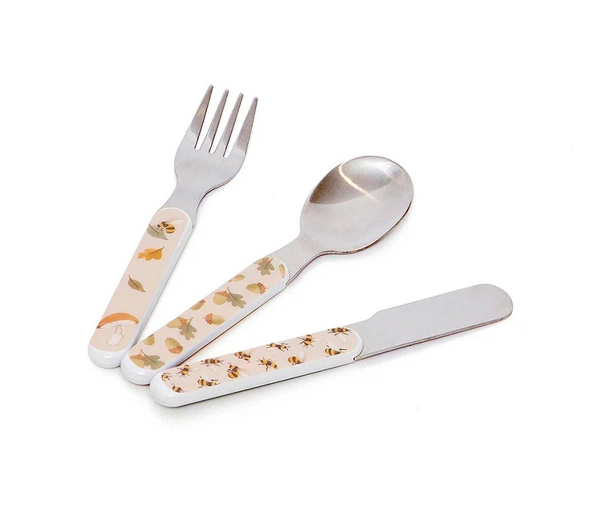 Set Cubiertos acero Bear Sage