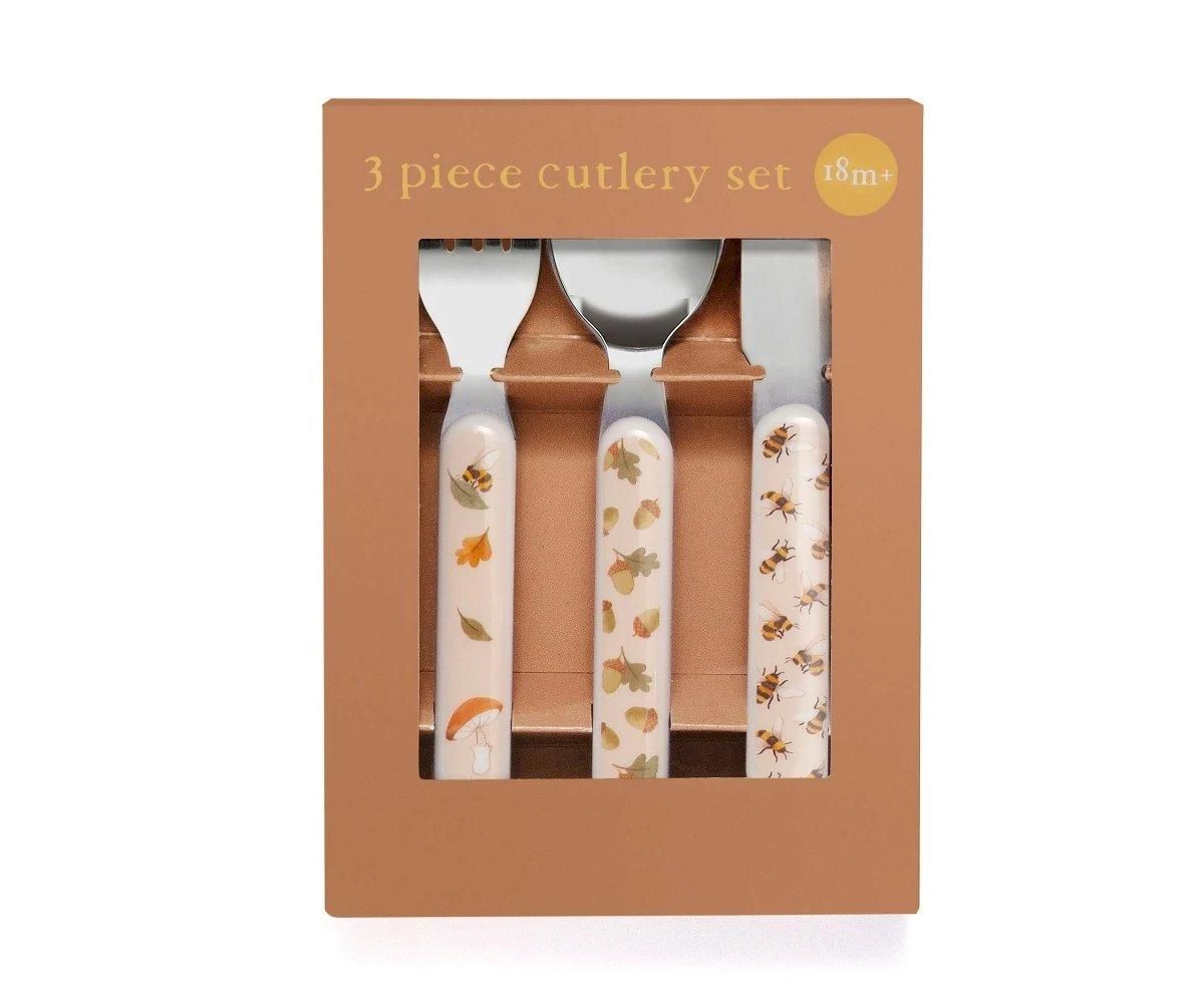 Set Cubiertos acero Bear Sage