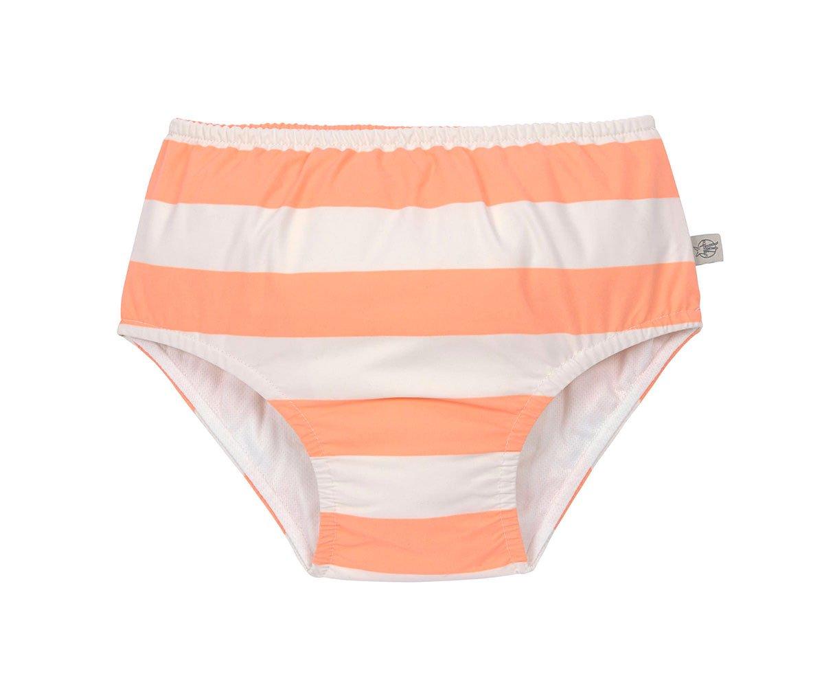 Bañador Pañal Stripes Milky Peach Lässig