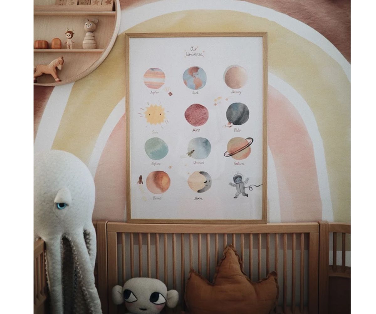 Poster Mushie Espacio A3