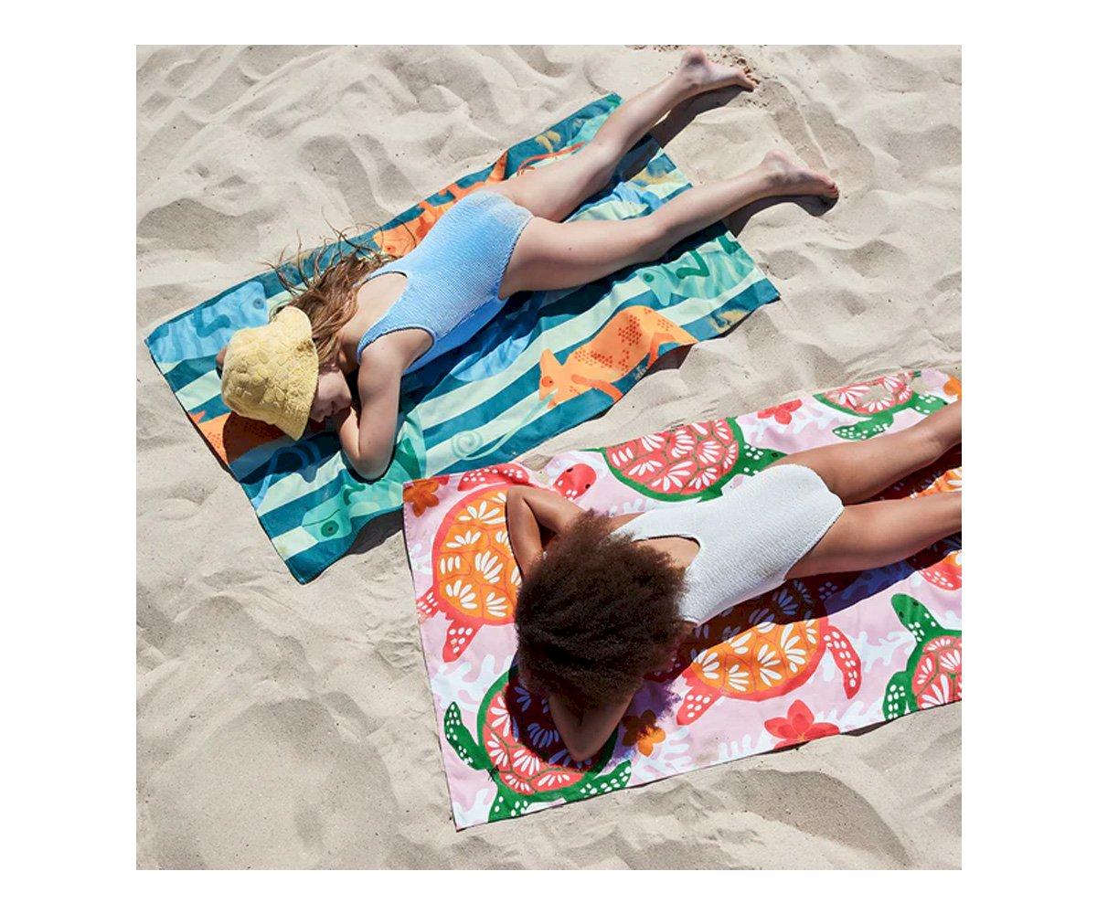 Toalla Playa Microfibra Dock & Bay L - Karma Camaleon