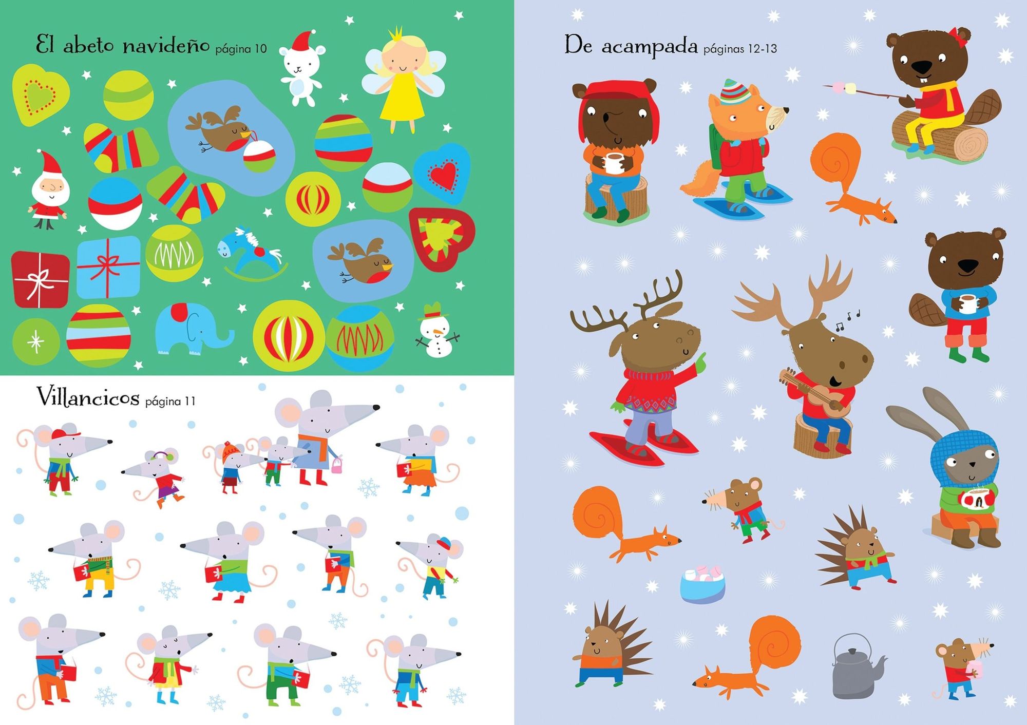 Libro Pegatinas Navidad