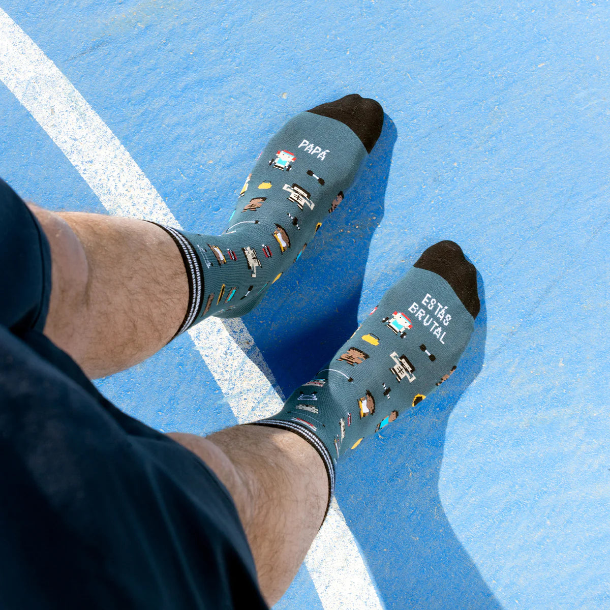 Calcetines "Papá estás brutal"