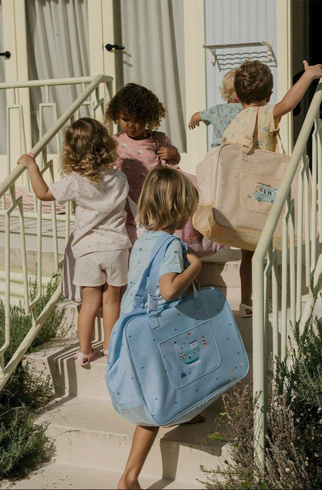 Bolso de Playa con Rejilla Fishing Boat
