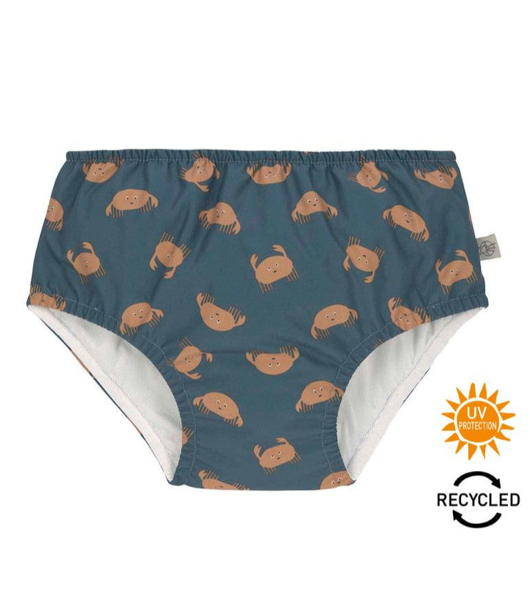 Bañador Pañal Crab Blue Lässig