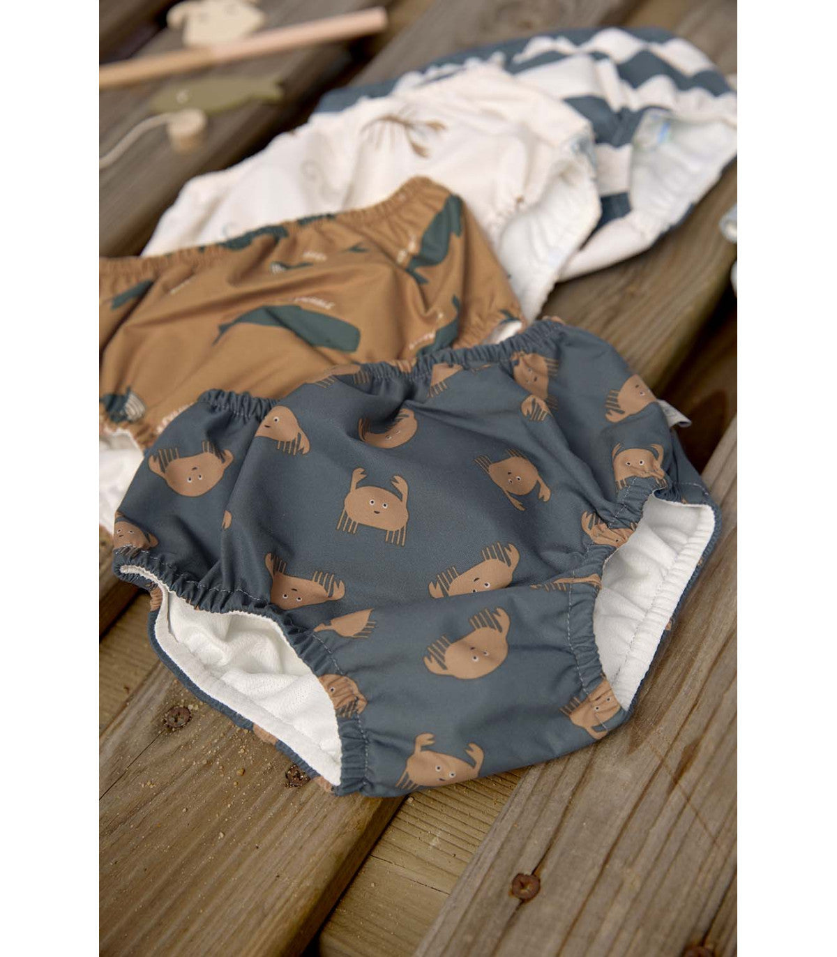 Bañador Pañal Crab Blue Lässig