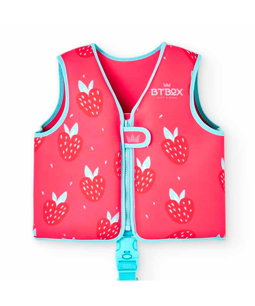 Chaleco Flotador Aprendizaje Fresas