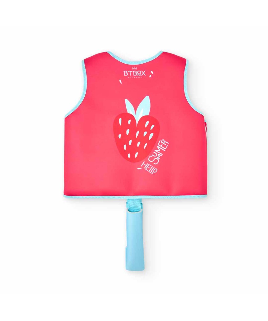 Chaleco Flotador Aprendizaje Fresas