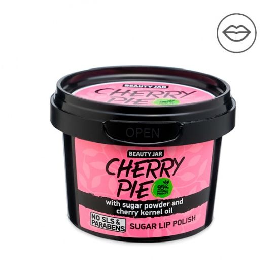 Exfoliante de Labios Polvo de Azúcar y Cereza