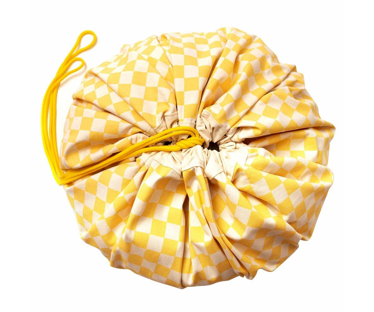 Saco Reversible Play & Go Vichy Yellow