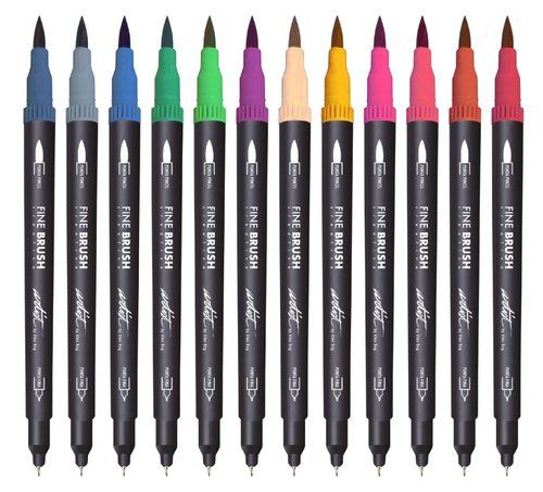 Rotuladores Fine Brush Creative 12 uds