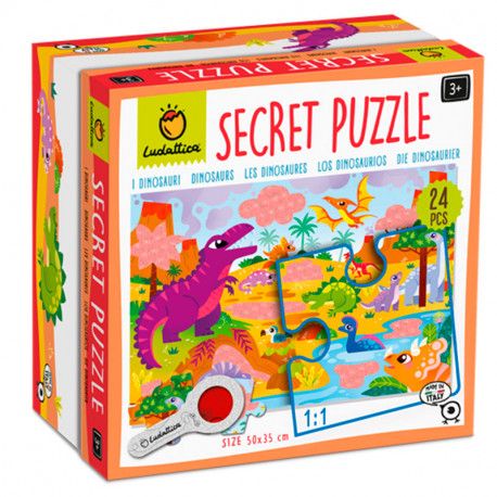 Puzzle Secreto - Dinosaurios