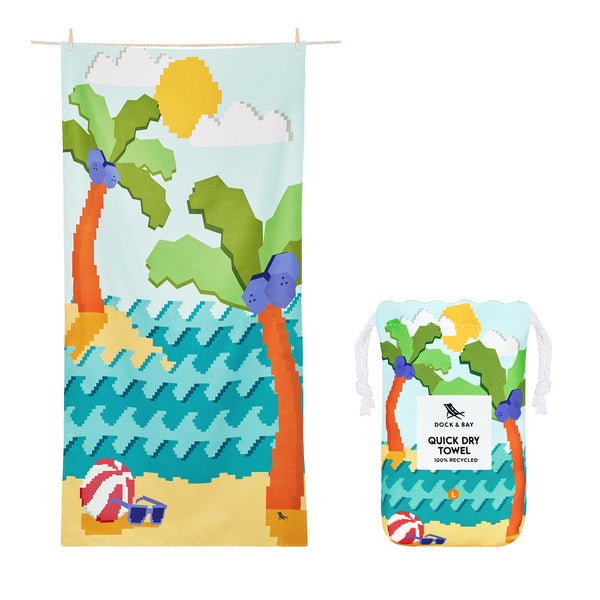 Toalla Playa Microfibra Dock &amp; Bay L - Build a Beach