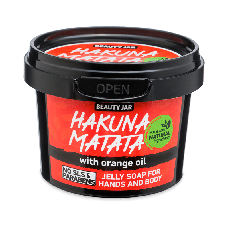 Gelatina para  Manos y cuerpo con aceite de Naranja Hakuna Matata