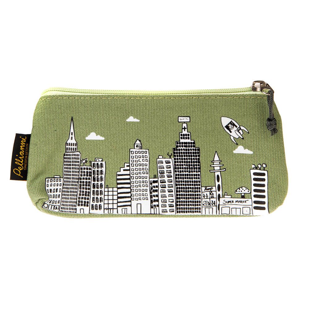 Plumier Estuche City Green Pellianni