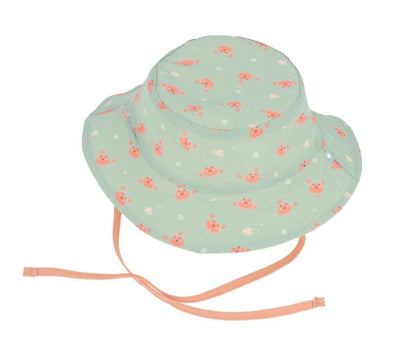 Gorro Playa Reversible Crab Sage