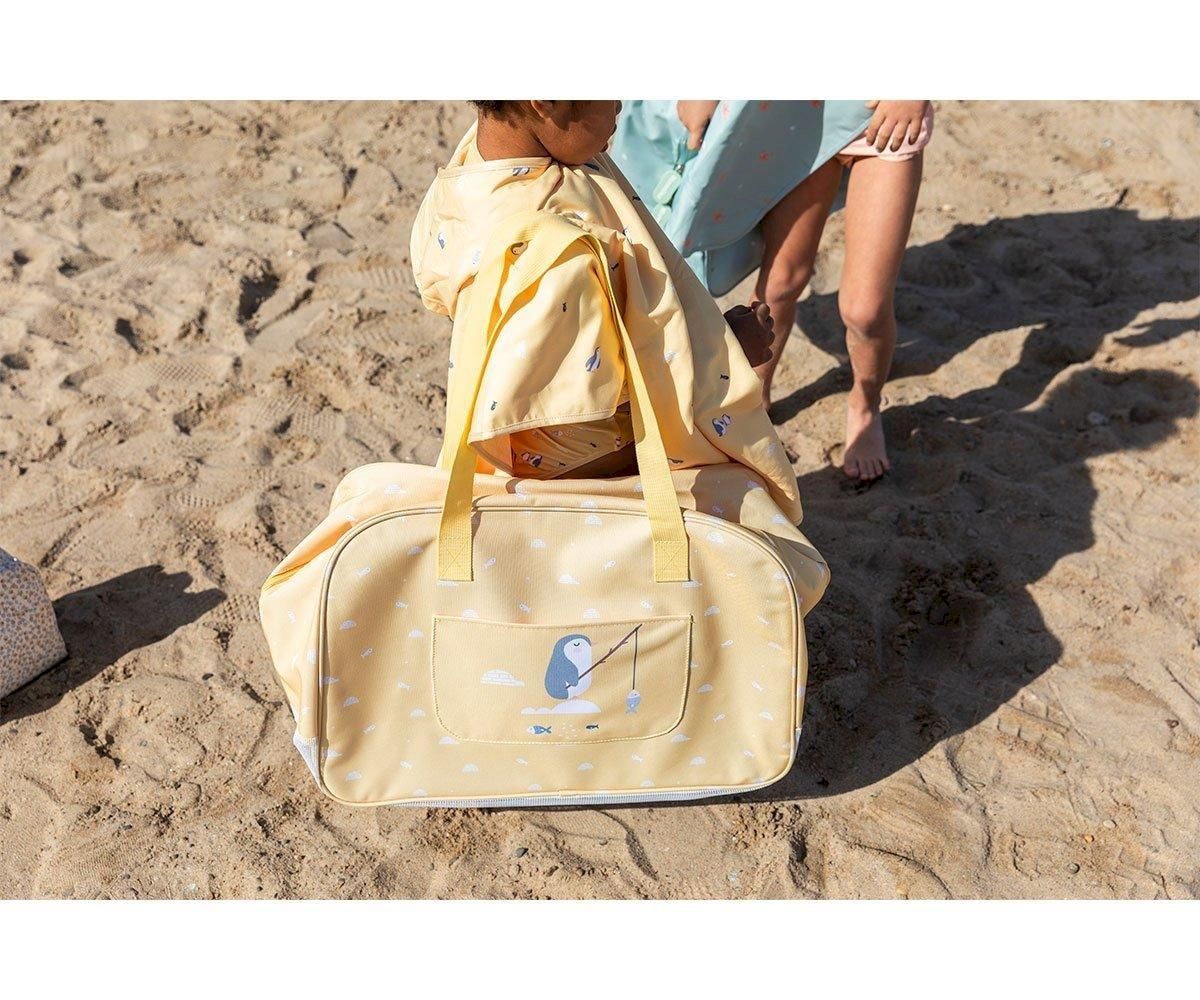 Bolso de Playa con Rejilla Penguins