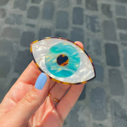 Pinza Pelo Ojo Azul Coucou Suzette