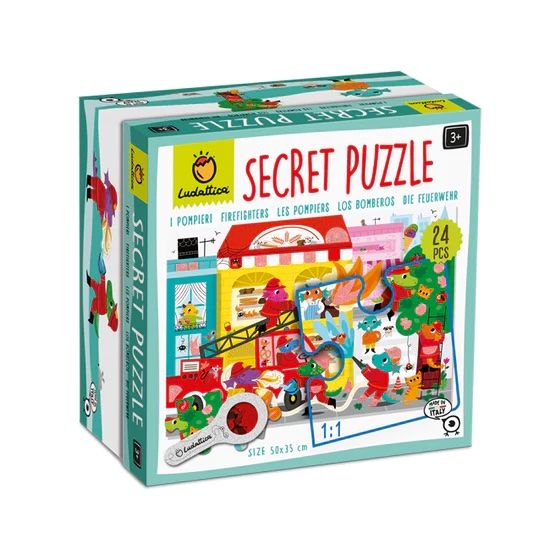 Puzzle Secreto - Bomberos