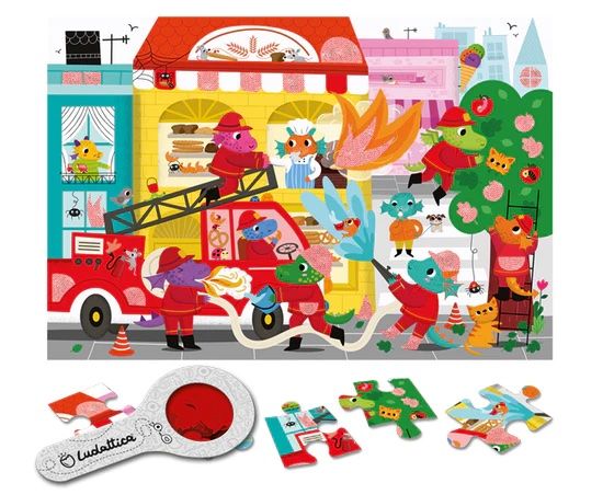 Puzzle Secreto - Bomberos