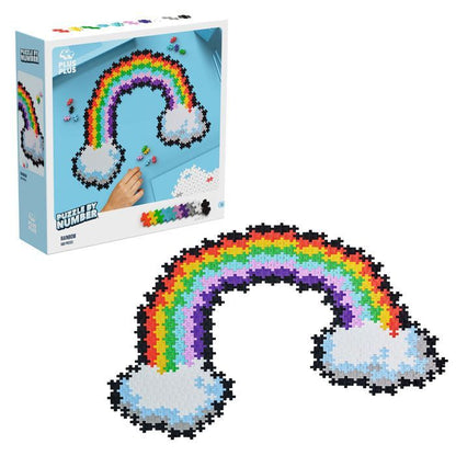 Puzzle Construcciones Plus Plus Pack Arcoiris 500 piezas