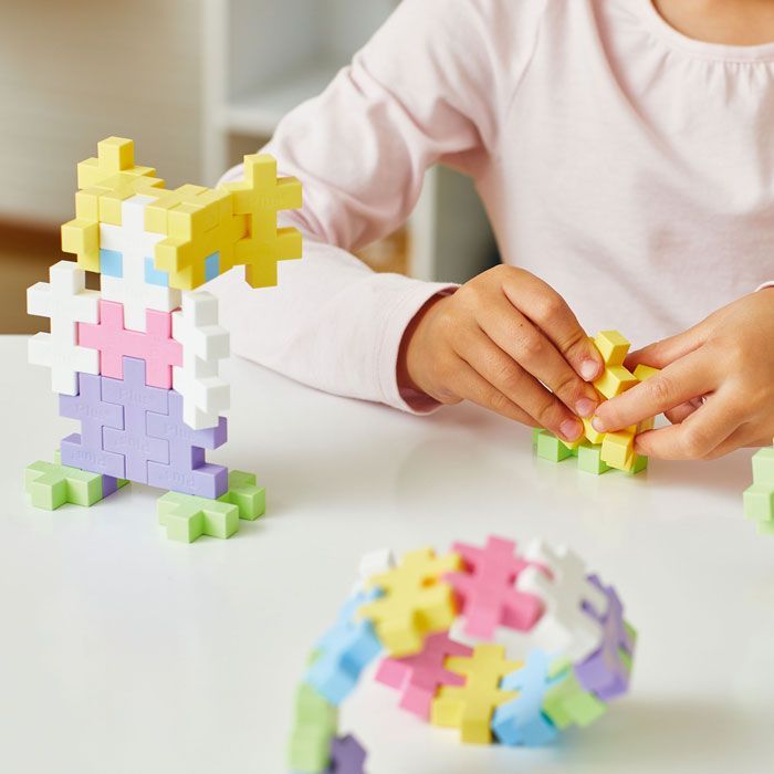 Cubo BIG Puzzle Construcciones Plus Plus 100 piezas Pastel