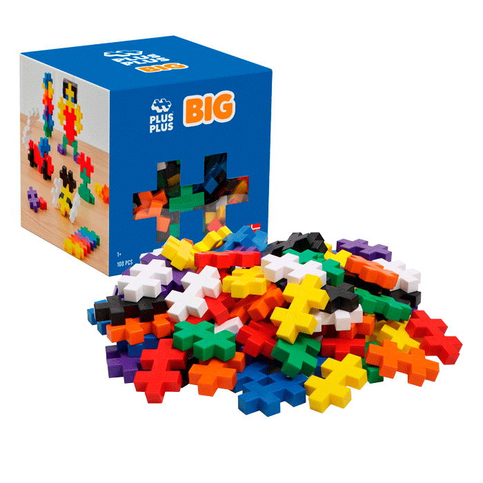 Cubo BIG Puzzle Construcciones Plus Plus 100 piezas Basic