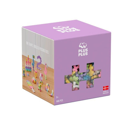 Cubo Puzzle Construcciones Plus Plus 600 piezas Pastel