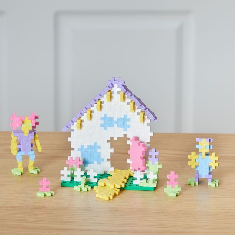 Cubo Puzzle Construcciones Plus Plus 600 piezas Pastel