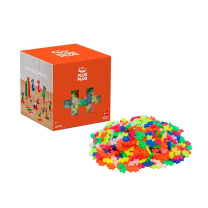 Cubo Puzzle Construcciones Plus Plus 600 piezas Neon