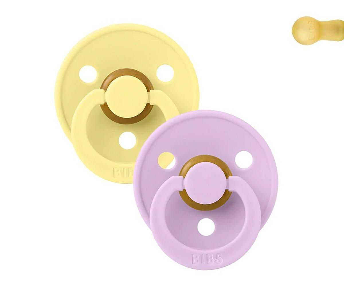 2 Chupetes BIBS Sunshine/Violet Sky