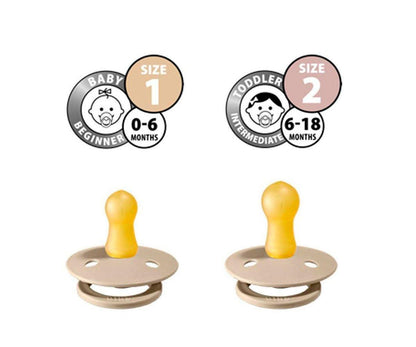 2 Chupetes BIBS Ivory/Petrol