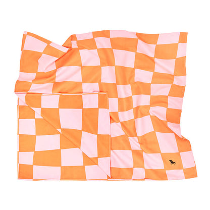 Tovallola Platja Microfibra Dock &amp;amp; Bay Check Orange